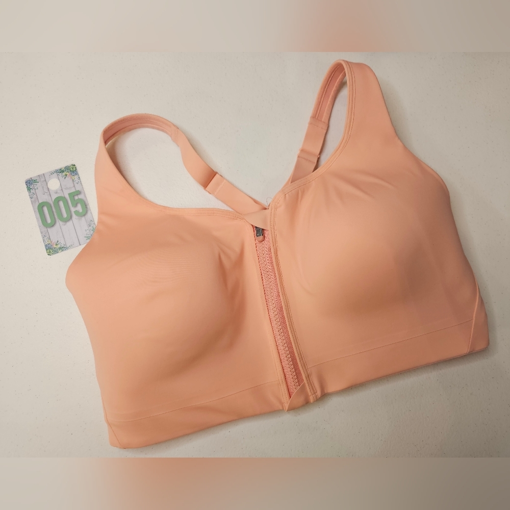 NWT Athleta Advance Zip Front Bra B-DD Size 36